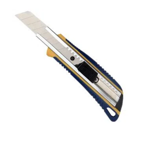 Estilete 18mm Emborrachado Brasfort