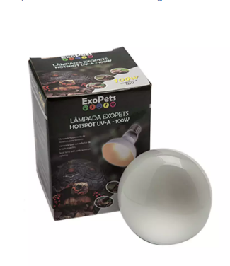 Lâmpada Exopets Hotspot Uva Para Répteis