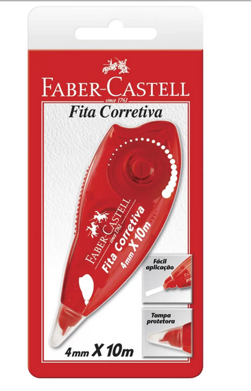 Fita Corretiva 4mmx10 Faber-castell Ca 1 Un